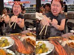 Bizarre incidents that captured humans being attacked by live food. Bizarre incidents that captured humans being attacked by live food.