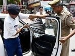 There is no permission of having tinted windows or any sort of modification on any vehicle in Jammu, said the ASI. (HT representative) There is no permission of having tinted windows or any sort of modification on any vehicle in Jammu, said the ASI. (HT representative)