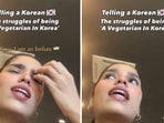 An Indian student in South Korea shares her struggles as a vegetarian with a local. An Indian student in South Korea shares her struggles as a vegetarian with a local.