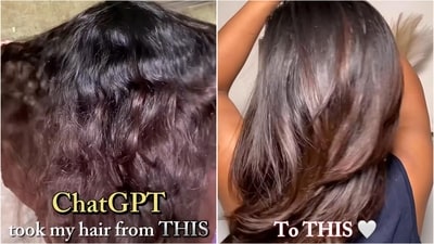 In an Instagram post, beauty enthusiast Devika Vohra reveals five ChatGPT prompts that helped her manage frizzy and damaged hair. (Instagram/@devikavohra) In an Instagram post, beauty enthusiast Devika Vohra reveals five ChatGPT prompts that helped her manage frizzy and damaged hair. (Instagram/@devikavohra)