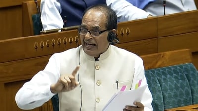 The union minister reiterated PM Modi's statement and said that India will not comprise on the “interests of the country's farmers even if it means paying a heavy price”. (Sansad Tv) The union minister reiterated PM Modi's statement and said that India will not comprise on the “interests of the country's farmers even if it means paying a heavy price”. (Sansad Tv)