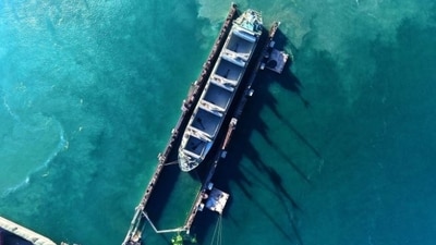 China has hundreds of times the shipbuilding capacity of the U.S., thanks to shipyards in cities such as Qingdao. (Photo: Cfoto/Zuma Press)