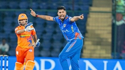 Harshit Rana was punished for giving a fiery send-off to a batter in DPL. Harshit Rana was punished for giving a fiery send-off to a batter in DPL.
