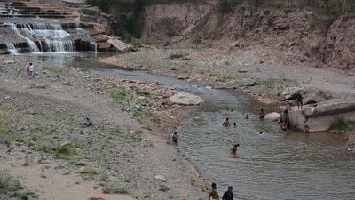 In a study conducted in 2023, the Central Pollution Control Board found that the river Ghaggar is non-complying with regards to notified primary water quality criteria for outdoor bathing at all the monitored locations. (File) In a study conducted in 2023, the Central Pollution Control Board found that the river Ghaggar is non-complying with regards to notified primary water quality criteria for outdoor bathing at all the monitored locations. (File)