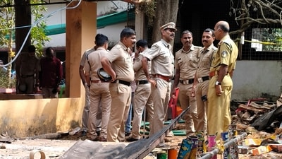 Two died as a scooter was hit by a speeding car near the Jhansi Ki Rani statue in Ahmedabad’s Nehrunagar area. (Representative image/AP) Two died as a scooter was hit by a speeding car near the Jhansi Ki Rani statue in Ahmedabad’s Nehrunagar area. (Representative image/AP)