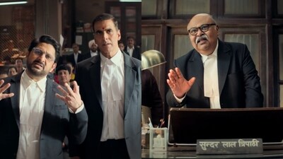 Jolly LLB 3 teaser: Saurabh Shukla reprises his role as the frustrated Judge Tripathi who has had enough of Arshad Warsi and Akshay Kumar's Jollys. Jolly LLB 3 teaser: Saurabh Shukla reprises his role as the frustrated Judge Tripathi who has had enough of Arshad Warsi and Akshay Kumar's Jollys.