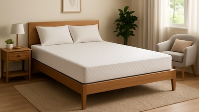 A cosy bedroom featuring a comfortable mattress under 10000, perfect for restful nights and daily relaxation. A cosy bedroom featuring a comfortable mattress under 10000, perfect for restful nights and daily relaxation.