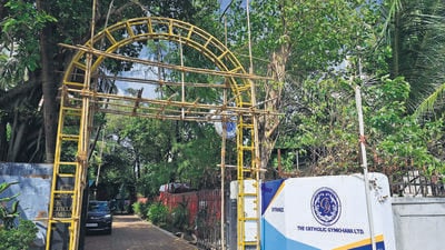 Mumbai, India - Aug. 12, 2025: Catholic Gymkhana at Marine Drives in Mumbai, India, on Tuesday, August 12, 2025. (Photo by Anshuman Poyrekar/ Hindustan Times) (Hindustan Times) Mumbai, India - Aug. 12, 2025: Catholic Gymkhana at Marine Drives in Mumbai, India, on Tuesday, August 12, 2025. (Photo by Anshuman Poyrekar/ Hindustan Times) (Hindustan Times)
