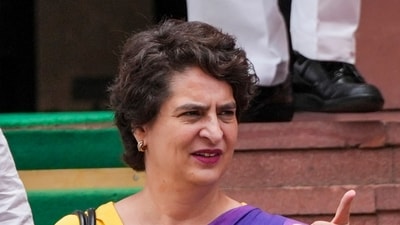 Congress MP Priyanka Gandhi Vadra during the Monsoon session of Parliament, in New Delhi. (PTI Photo/Atul Yadav) (PTI) Congress MP Priyanka Gandhi Vadra during the Monsoon session of Parliament, in New Delhi. (PTI Photo/Atul Yadav) (PTI)