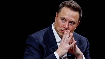 Elon Musk shares a screenshot of GPT asking who is more trustworthy, him or Sam Altman. (Reuters)