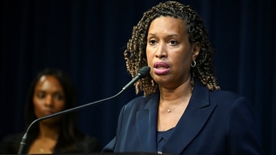 D.C. Mayor Muriel Bowser said the police department’s structure had not changed, pushing back on Trump’s earlier claim of a federal takeover. (REUTERS)