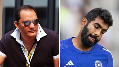 Mohammad Azharuddin, left, wants Jasprit Bumrah to play more (AFP Images)