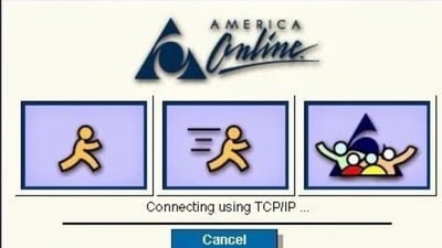 AOL, formerly America Online, introduced many households to the world wide web for the first time when its dial-up service launched decades ago. (X/@chrisfralic) AOL, formerly America Online, introduced many households to the world wide web for the first time when its dial-up service launched decades ago. (X/@chrisfralic)