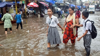 Uttarakhand: Schools shut in Dehradun today amid predictions of heavy rain (Mohan Lal/ANI) Uttarakhand: Schools shut in Dehradun today amid predictions of heavy rain (Mohan Lal/ANI)