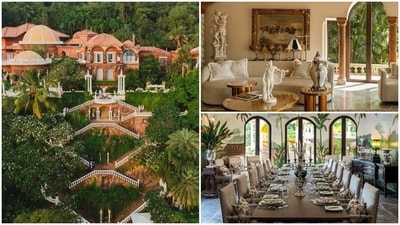 Palacio Aguada was conceived in the late 1970s by entrepreneur Jimmy Gazdar and brought to life by renowned architect Gerard da Cunha. (Instagram) Palacio Aguada was conceived in the late 1970s by entrepreneur Jimmy Gazdar and brought to life by renowned architect Gerard da Cunha. (Instagram)