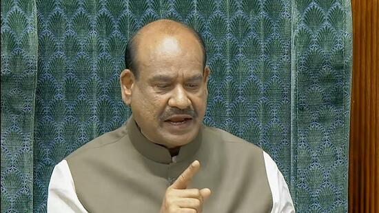 Lok Sabha Speaker Om Birla announcing the formation of the committee. (ANI)