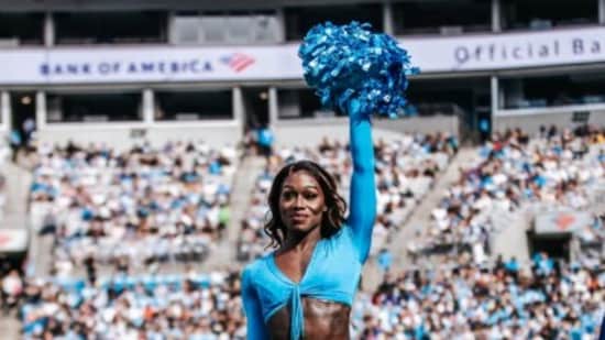 Who is Justine Lindsay? NFL's first openly transgender cheerleader returning with Carolina Panthers this season (justinesimone_/Instagram)