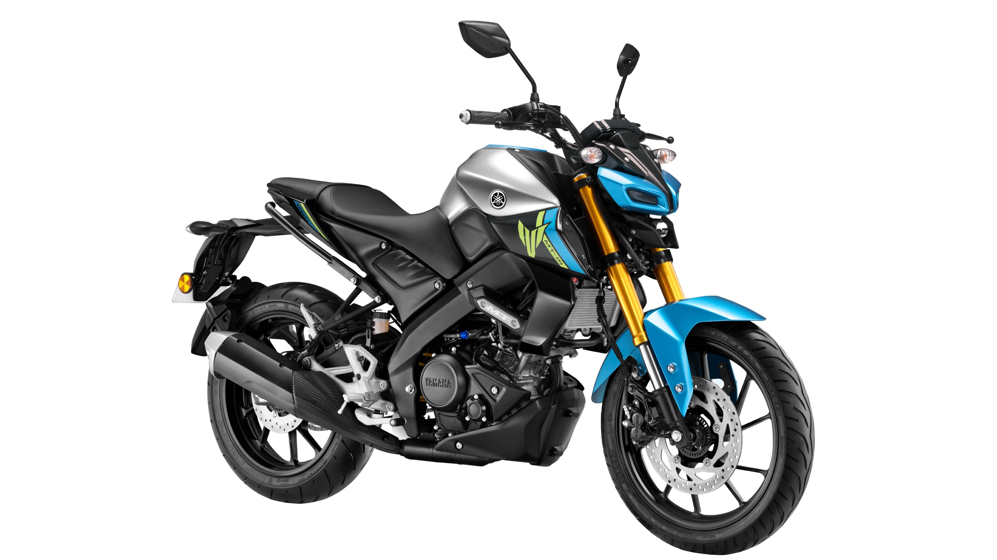 The Yamaha MT-15 gets a Deltabox frame, opposed to a steel trellis frame on the KTM 160 Duke
