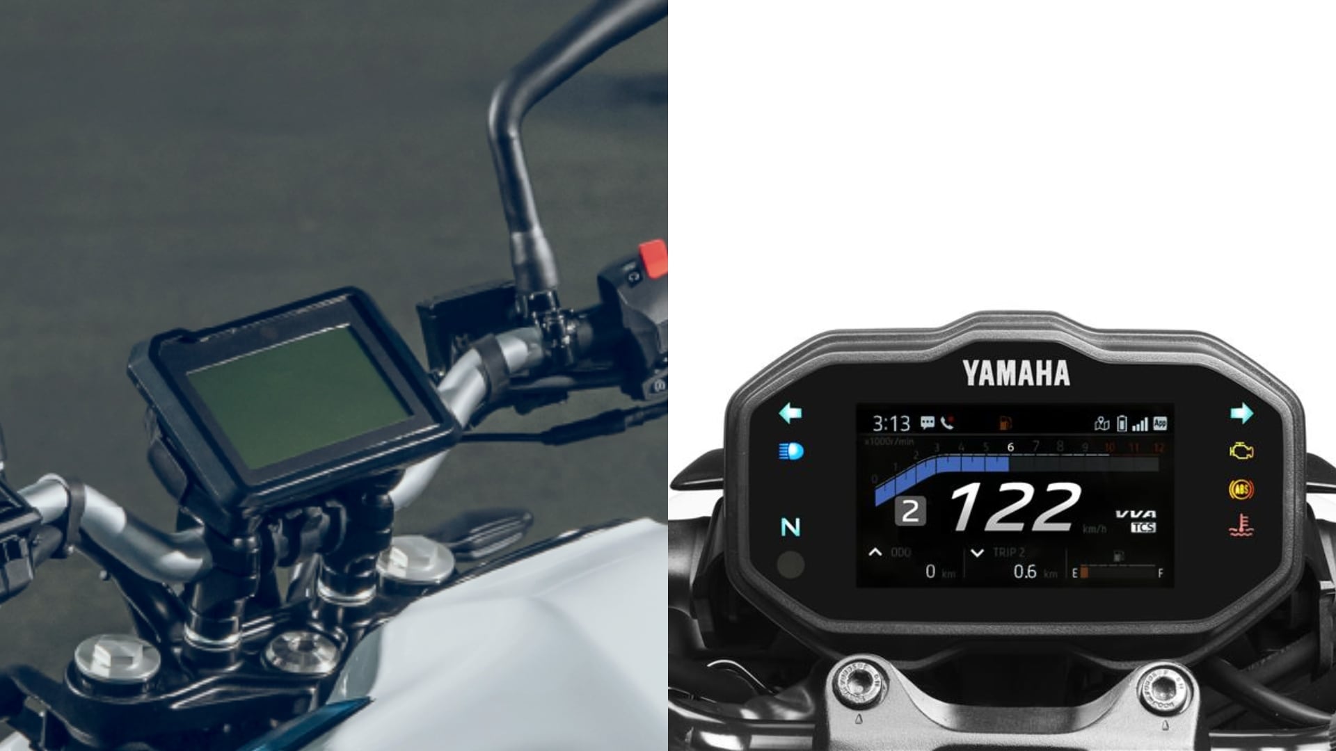 The KTM 160 Duke uses a 5-inch LCD console, while the Yamaha MT-15 gets a TFT display. Both get Bluetooth connectivity with navigation