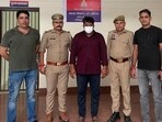 Officers said this arrest was part of a broader crackdown on an interstate racket that had been supplying adulterated paneer across Delhi-NCR for nearly six months. (HT Photos)