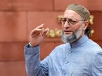 AIMIM MP Asaduddin Owaisi during the Monsoon session of Parliament, in New Delhi. AIMIM MP Asaduddin Owaisi during the Monsoon session of Parliament, in New Delhi.
