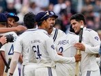 India's captain Shubman Gill, with teammates, celebrates following India's win in the fifth Test match against England at The Oval India's captain Shubman Gill, with teammates, celebrates following India's win in the fifth Test match against England at The Oval