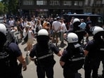 The president's supporters have recently started organising counter-demonstrations, fuelling fears of violence. The president's supporters have recently started organising counter-demonstrations, fuelling fears of violence.