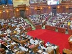 The Uttar Pradesh assembly began a debate on Vision 2047 on Wednesday. (Deepak Gupta/HT Photo) The Uttar Pradesh assembly began a debate on Vision 2047 on Wednesday. (Deepak Gupta/HT Photo)