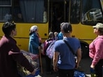 People in Bilozerske, in Ukraine's Donetsk region, are evacuating as Russian troops make gains in the area. The advances come just days before US President Donald Trump is due to meet his Russian counterpart, Vladimir Putin, in Alaska for talks on the war. People in Bilozerske, in Ukraine's Donetsk region, are evacuating as Russian troops make gains in the area. The advances come just days before US President Donald Trump is due to meet his Russian counterpart, Vladimir Putin, in Alaska for talks on the war.
