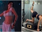 Janhvi Kapoor trained hard for the Bheegi Saree song shoot. Janhvi Kapoor trained hard for the Bheegi Saree song shoot.