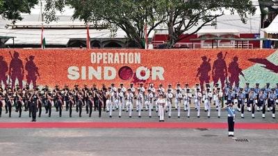 Operation Sindoor's success will be celebrated during the Independence Day celebrations. Even the invitation cards this year are carrying the Operation Sindoor logo. (Photo: Ravi Choudhary/PTI)