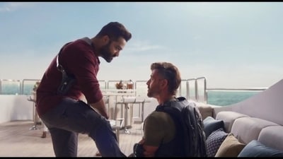 Jr NTR and Hrithik Roshan play Indian agents who face off in Ayan Mukerji's War 2. Jr NTR and Hrithik Roshan play Indian agents who face off in Ayan Mukerji's War 2.