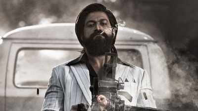Yash plays Rocky Bhai in Prashanth Neel's hugely successful KGF films. Yash plays Rocky Bhai in Prashanth Neel's hugely successful KGF films.