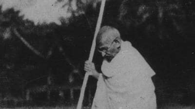 Mahatma Gandhi began the fast on February 10, 1943, as a protest against government propaganda that blamed the Congress for the violence that followed the Quit India resolution. (HT ARCHIVES)