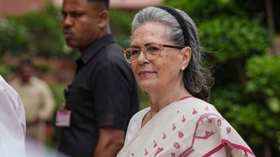 Congress MP Sonia Gandhi at Parliament in New Delhi. (PTI File) Congress MP Sonia Gandhi at Parliament in New Delhi. (PTI File)