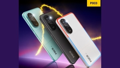 Poco M7 Plus 5G mobile has been launched in India at a starting price of Rs. 13,999 for the 6GB RAM and 128GB storage variant. (Poco) Poco M7 Plus 5G mobile has been launched in India at a starting price of Rs. 13,999 for the 6GB RAM and 128GB storage variant. (Poco)