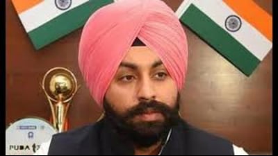 Punjab education minister Harjot Singh Bains