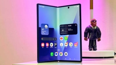 Samsung Galaxy Z Fold 7 is the sleekest and smartest foldable launched by Samsung till date. (Debahis Sarkar) Samsung Galaxy Z Fold 7 is the sleekest and smartest foldable launched by Samsung till date. (Debahis Sarkar)