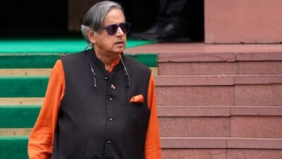Congress MP Shashi Tharoor during the Monsoon session of Parliament, in New Delhi. (PTI) Congress MP Shashi Tharoor during the Monsoon session of Parliament, in New Delhi. (PTI)