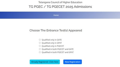 TS PGECET Counselling 2025: Registration window for Round 1 has been extended to August 18, 2025. TS PGECET Counselling 2025: Registration window for Round 1 has been extended to August 18, 2025.