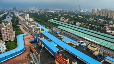 The Yellow line’s first phase — the Noapara–Airport corridor — awaits a nod from the PMO to start operations by next month, the spokesperson said. (File Photo/PTI)