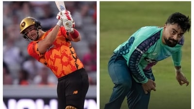 Liam Livingstone and Rashid Khan Liam Livingstone and Rashid Khan