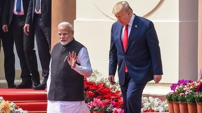 Trump has slapped an additional 25 per cent tariff on goods coming from India as penalty for New Delhi's continued buying of Russian oil. (PTI) Trump has slapped an additional 25 per cent tariff on goods coming from India as penalty for New Delhi's continued buying of Russian oil. (PTI)