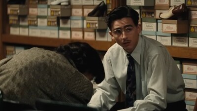 Timothee Chalamet appears in Josh Safdie's solo-directorial Marty Supreme as Marty Mauser (YouTube/Screengrab) Timothee Chalamet appears in Josh Safdie's solo-directorial Marty Supreme as Marty Mauser (YouTube/Screengrab)