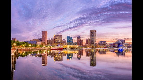 A view of Baltimore where Anne Tyler’s novel is set. (Shutterstock)