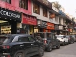 A view of the Khan Market. (HT Archive)