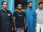 Amir Sheikh with his father, Jiyem Sheikh, and uncle, Ajmal Sheikh. (Sourced) Amir Sheikh with his father, Jiyem Sheikh, and uncle, Ajmal Sheikh. (Sourced)