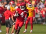 Kansas City Chiefs wide receiver Rashee Rice recently returned to practice after a groin injury. Kansas City Chiefs wide receiver Rashee Rice recently returned to practice after a groin injury.