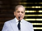 Pakistan's Prime Minister Shehbaz Sharif speaks during a press conference in Tehran, Iran