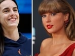 Caitlin Clark is a huge Taylor Swift fan, and her comment on Life of a Showgirl release is proof (Photo by Ron Jenkins / GETTY IMAGES NORTH AMERICA / Getty Images via AFP, REUTERS/Daniel Cole/File Photo)